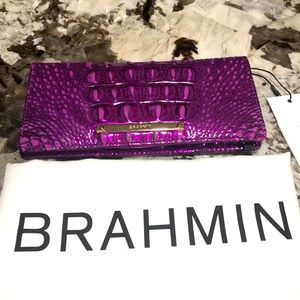 Brahmin Ady Wallet Bifold Purple Potion NWT
